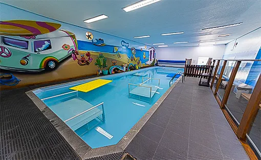 Área da piscina 01 da Bloop! Kids Natação de Moema