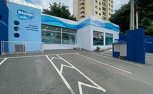 Fachada Bloop! Kids Natação de Moema