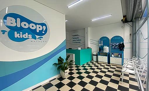 Recepção da Bloop! Kids Natação de Moema