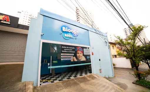Fachada da escola Bloop! Kids Natação de Perdizes